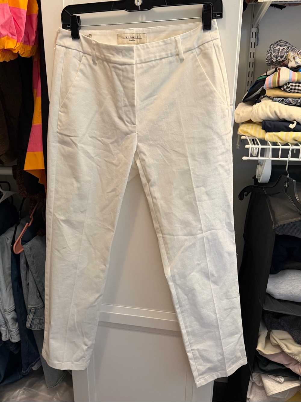 Weekend Max Mara white chino pant size 6